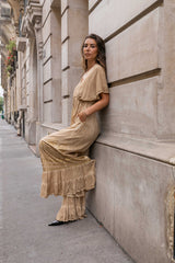 Sahara Jumpsuit – Boho Ολόσωμη Φόρμα με Flared Γραμμή