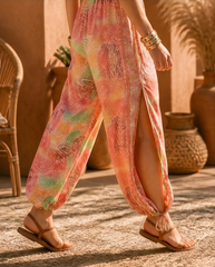 Boho Ολόσωμη Φόρμα Cold Silk με Ρυθμιζόμενες Τιράντες
