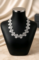 Κολιέ Geometric Circles Silver