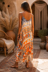 Tie Dye Maxi Φόρεμα
