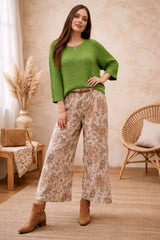 Γυναικεία Μπλούζα Λεπτής Πλέξης – Πράσινο