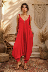 Boho Ολόσωμη Φόρμα Harem από Βισκόζη