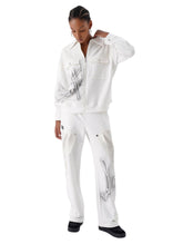 Σετ φόρμας Μονόχρωμο Λευκό Βαμβακερό