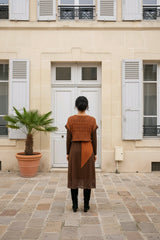 Boho Φόρεμα με Πλεκτή Δαντέλα και Κολιέ