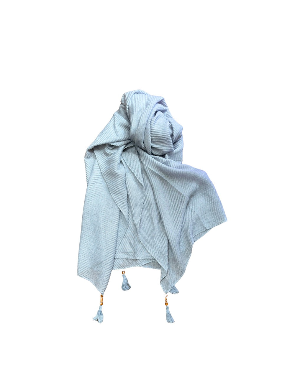 Εσάρπα 100% βαμβάκι Ανοιχτό Γκρι