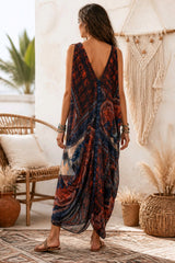 Boho Ethnic Oversized Φόρεμα