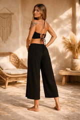 Βαμβακερό Halter Τοπ με Δέσιμο στην Πλάτη – Adjustable Fit