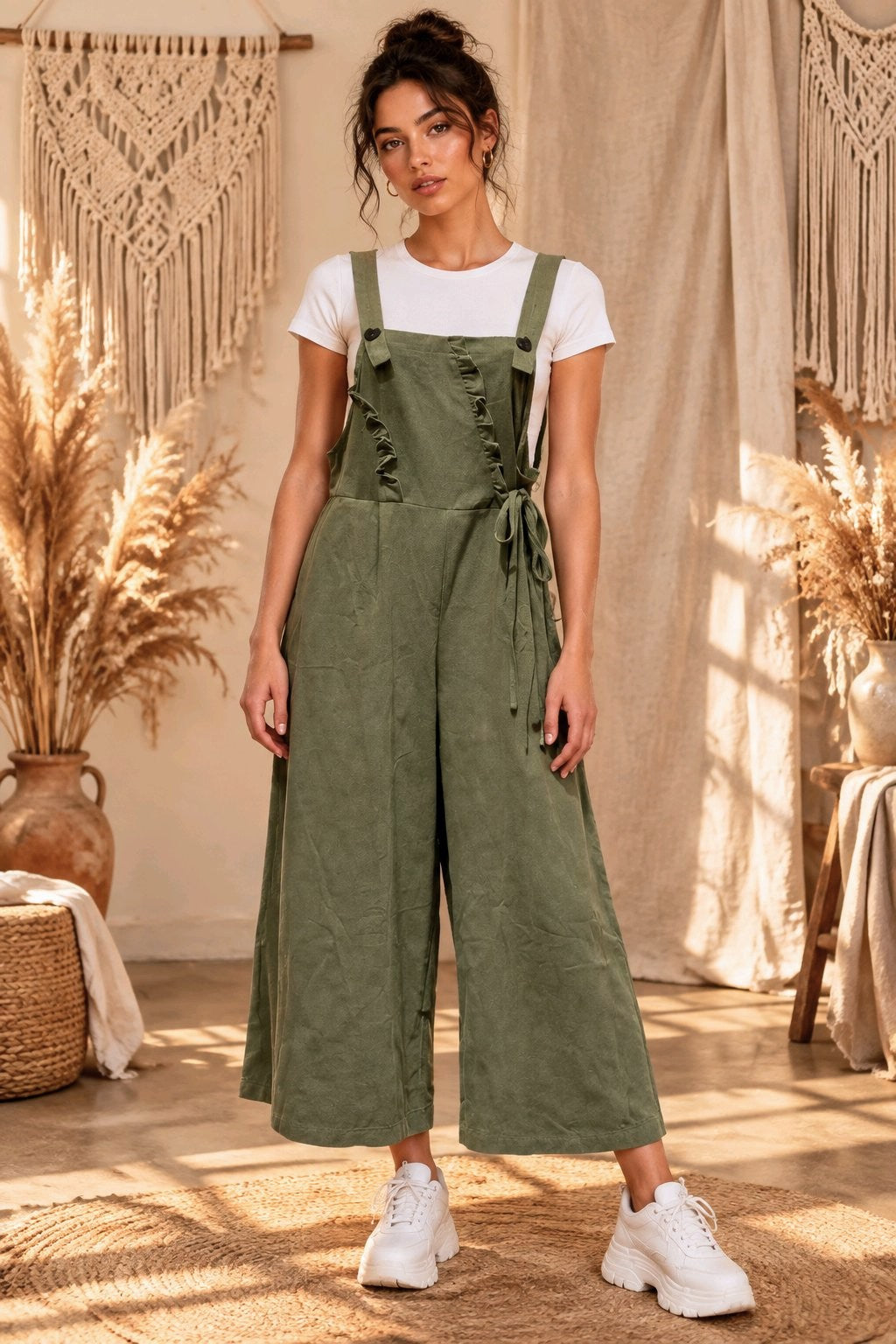 Βαμβακερή Σαλοπέτα Wide Leg
