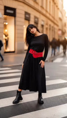 ΜΑΚΡΥ ΦΟΡΕΜΑ ΑΠΟ ΑΠΑΛΗ ΒΙΣΚΟΖΗ ΜΑΥΡΟ