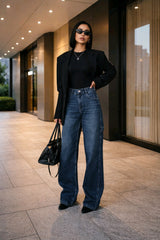 Ψηλόμεσο τζιν παντελόνι